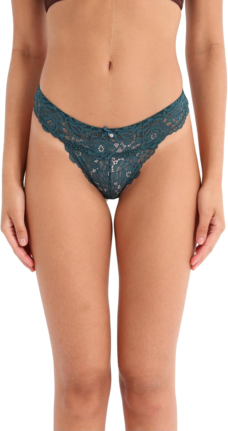 سعر ومواصفات ايف شانتيل Eve Chantelle Women Lace Seduction Thong Underwear (B0D9ZF1XN9) على Amazon EG