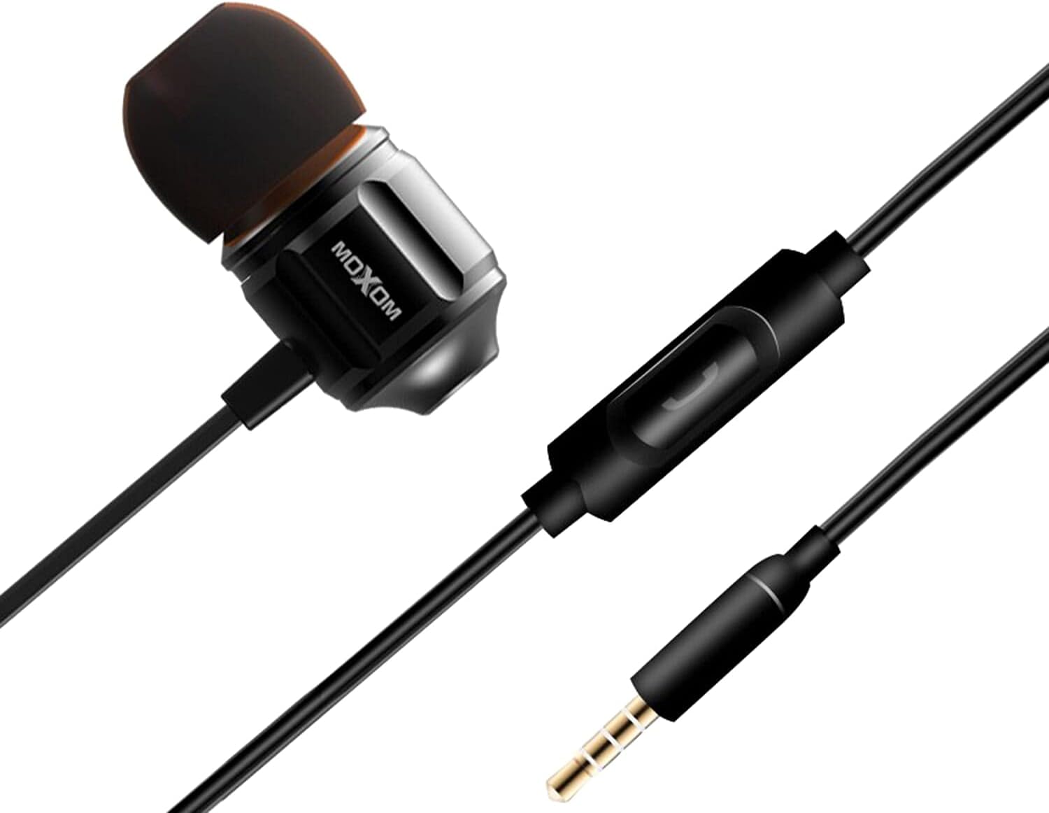 سعر ومواصفات سماعة MH-06 داخل الأذن أذن سلكية بميكروفون من موكسوم MH-06 - أسود (B0976D64XZ) على Amazon EG