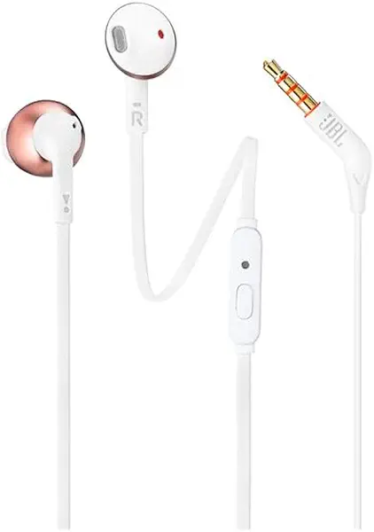 سعر ومواصفات سماعة أذن بسلك من جيه بي ال، بلون ذهبي وردي، T205 (B078SSBHH5) على Amazon EG