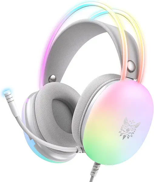 سعر ومواصفات سماعة رأس FH Onikuma X25 Gradient Dynamic Light للألعاب لأجهزة PS4/PS5/XOne/XSeries/NSwitch/PC، باللون الرمادي (B0CSP4VKFX) على Amazon EG