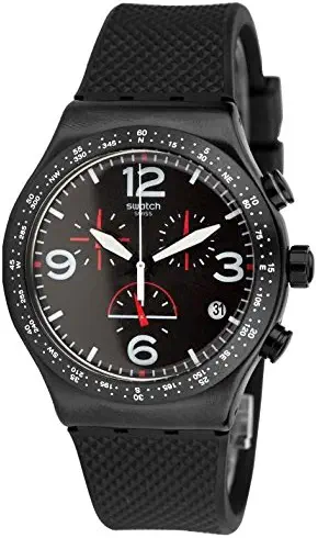 سعر ومواصفات سواتش ساعة كوارتز رقمية بسوار مطاطي للرجال YVB403 (B01AT3ITWI) على Amazon EG
