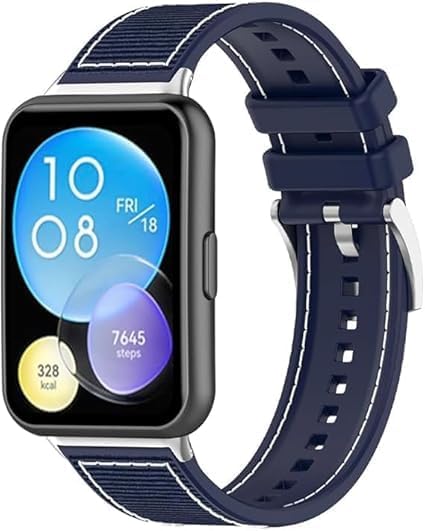 سعر ومواصفات سوار ساعة رياضي بديل من Next Store متوافق مع 4 Huawei Watch Fit ، مصنوع من النايلون والسيليكون، ناعم، خفيف، مقاوم للماء، قابل للتعديل، مريح في الارتداء. (B0FMRVS3FR) على Amazon EG