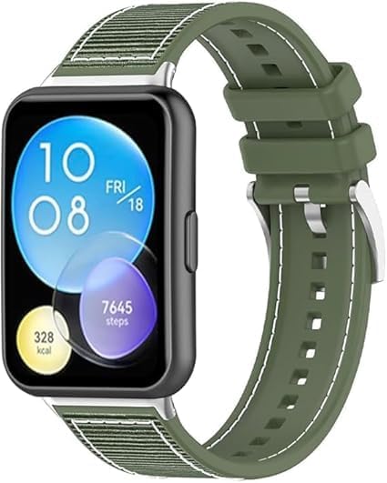 سعر ومواصفات سوار ساعة رياضي بديل من Next Store متوافق مع 4 Huawei Watch Fit ، مصنوع من النايلون والسيليكون، ناعم، خفيف، مقاوم للماء، قابل للتعديل، مريح في الارتداء. (B0FMS1FMZX) على Amazon EG
