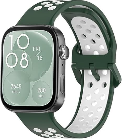 سعر ومواصفات سوار ساعة رياضي من Next Store سيليكون بديل متوافق مع Huawei Watch Fit 4 – تصميم ثنائي اللون، سوار معصم قابل للتنفس مزود بفتحات تهوية. (B0FMRXTL7D) على Amazon EG