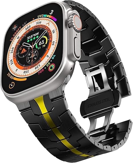 سعر ومواصفات سوار ساعه ستانلس ستيل من Next Store متوافق مع ساعه iWatch سيريس 1/2/3/4/5/6/7/8/9/10 الترا/الترا2 مقاس 42/44/45/46/49 معدن (B0FBH1RR8D) على Amazon EG