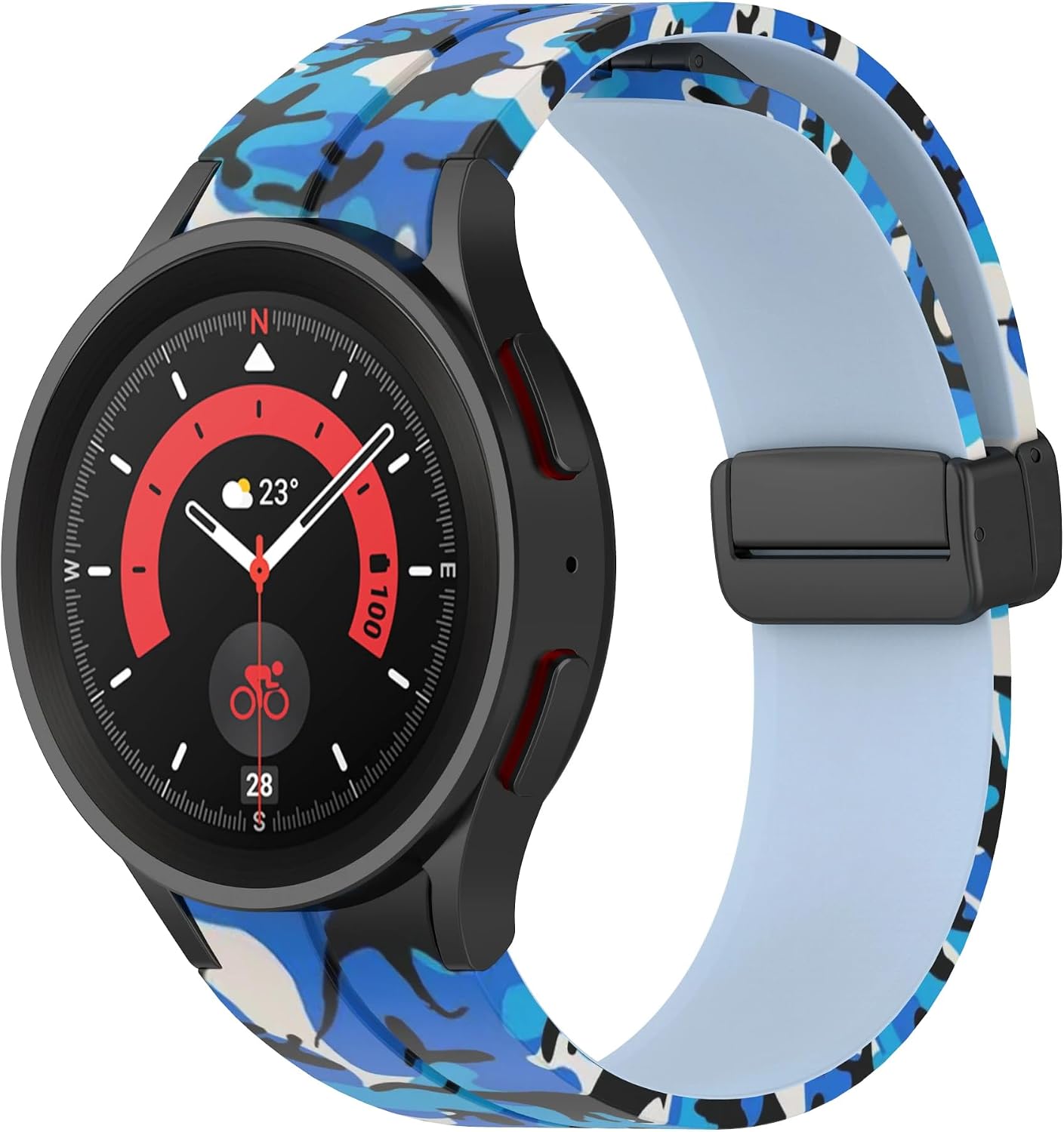 سعر ومواصفات سوار ساعة سيليكون من Next Store ، مشبك مغناطيسي، متوافق مع Samsung Galaxy Watch 4/5/6/7 40mm/44mm/Watch 6 Classic 43mm/47mm/4 Classic 42mm/46mm (B0FKHLK89Z) على Amazon EG