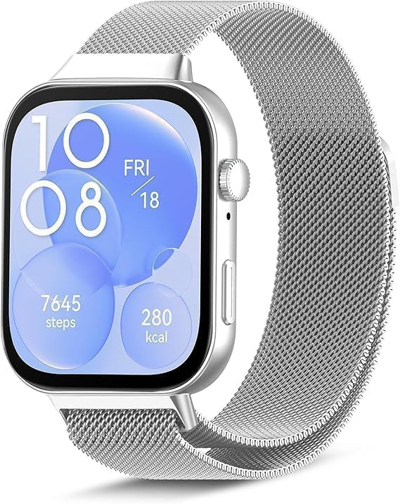 سعر ومواصفات سوار ساعة معدني بديل وعصري قابل للتعديل من Next Store متوافق مع Huawei Watch Fit 4 ، تصميم ميلانو شبكي مغناطيسي من الفولاذ المقاوم للصدأ للرجال والنساء. (B0FMRS4SVF) على Amazon EG