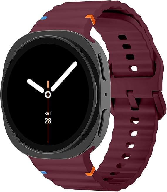 سعر ومواصفات سوار سيليكون بنمط المحيط من Next store متوافق مع سامسونج جالاكسي ووتش 8 مقاس 40 ملم 44 ملم وجالاكسي ووتش 8 كلاسيك 46 ملم، حزام رياضي مقاوم للماء بديل للرجال والنساء (B0GBXM4J7Z) على Amazon EG