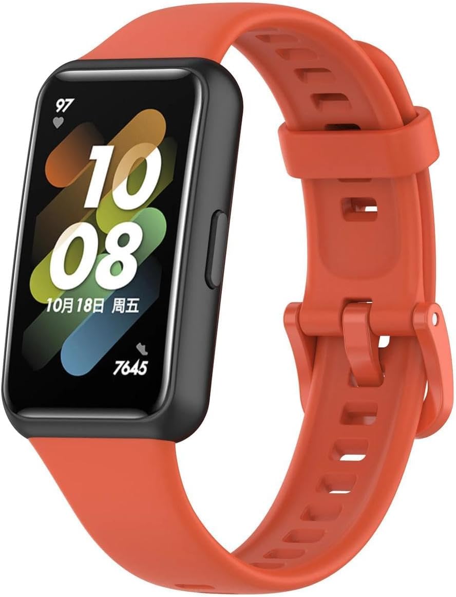 سعر ومواصفات سوار سيليكون من VOMA متوافق مع ساعة Huawei Band 7، سوار ساعة رياضي مقاوم للماء ومتين وقابل للتعديل يوفر حماية مثالية (B0HHFC42W8) على Amazon EG