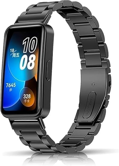 سعر ومواصفات سوار معدني أنيق من الفولاذ المقاوم للصدأ من Next Store – متوافق مع هواوي باند 10 /هونر باند 10 حزام قابل للتعديل بتصميم عصري للساعة الذكية (B0FMKN3GC1) على Amazon EG
