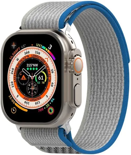 سعر ومواصفات سوار نايلون بتصميم Trail Loop من Next store خفيف الوزن وقابل للتعديل بمقاس 42/44/45/46/49 مم متوافق مع اي ووتش 1/2/3/4/5/6/7/8/9/10 الترا الترا 2 – مريح للارتداء طوال اليوم (B0FLKFJPHB) على Amazon EG