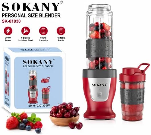 سعر ومواصفات سوكاني خلاط محمول 300 وات - SK-01030 (B0HCZQBT3S) على Amazon EG
