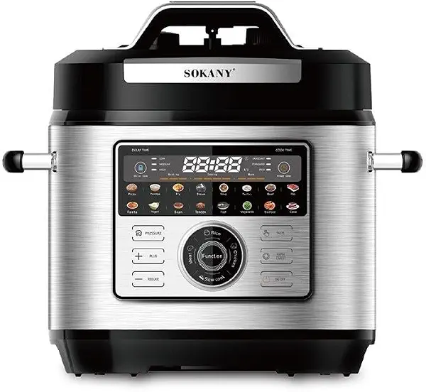 سعر ومواصفات سوكاني طنجرة ضغط رقمية 1300 واط SK-07093، سعة 9 لتر (B0GLQK5FLD) على Amazon EG