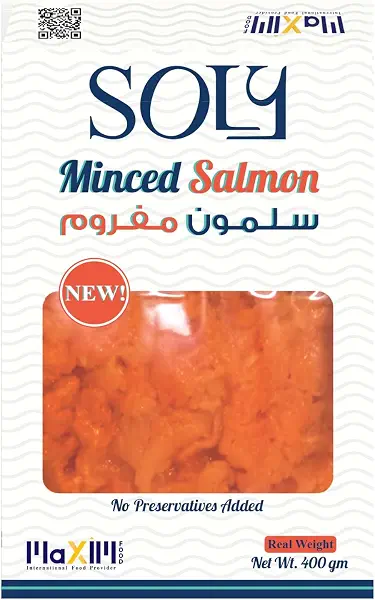 سعر ومواصفات سولي سلمون مفروم 400 جرام (B0FX2GYZRF) على Amazon EG