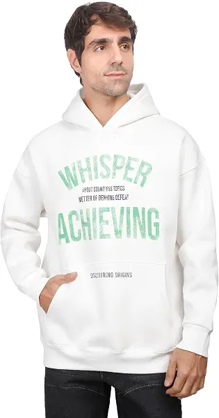 سعر ومواصفات سويت شيرت للرجال مطبوع بكلمة «WHISPER» من فايروود (B0DSJL8Q49) على Amazon EG