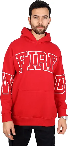 سعر ومواصفات فاير وود سويت شيرت هودي بطبعة (FIREWOOD) للرجال (B0CTG693LM) على Amazon EG