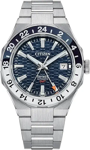 سعر ومواصفات سيتيزين Citizen Men's Automatic Watch Series 8 GMT Steel/Blue NB6034-58L (B0FX32SF12) على Amazon EG