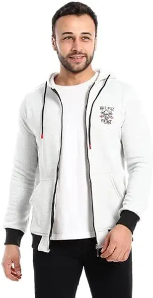 سعر ومواصفات سيزر CAESAR Mens Mens Printedox Hoodie With Front Pockets and through zipper HOODIE (pack of 1) (B0BGSKV2LM) على Amazon EG