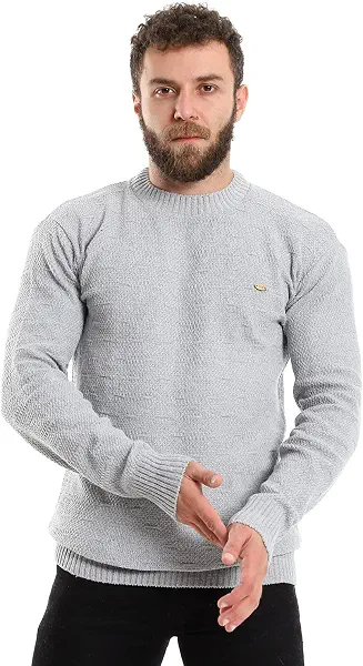 سعر ومواصفات سيزر CAESAR Mens Wool Mens Pullover With small dashes Pullover (B0BD52WLM7) على Amazon EG