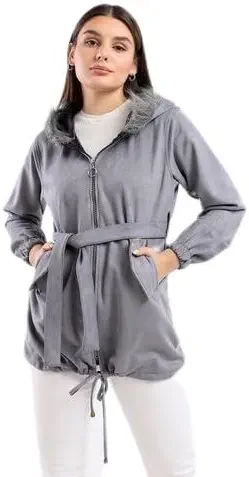 سعر ومواصفات سيزر Caesar Womens Long Chamois Woman Jacket With Hood Long Chamois Woman Jacket With Hood (B0DJXZ4JFT) على Amazon EG