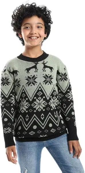 سعر ومواصفات سيزير Caesar Boys Wool Boys Pullover Pullover (B0CNZVX9C5) على Amazon EG