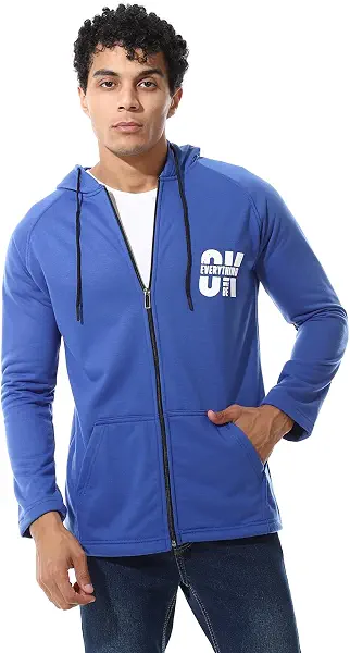 سعر ومواصفات سيزير Caesar Mens Mens Hoodie With Through Zipper And Printed (B0DKTJGDHV) على Amazon EG