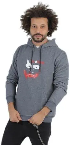 سعر ومواصفات سيزير CAESAR Mens Printed -WHY- Hoodie Printed -WHY- Hoodie (B0DJXTKMFB) على Amazon EG
