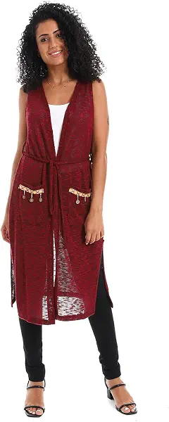 سعر ومواصفات سيزير CAESAR Womens Open Neckline Cardigan Open Neckline Cardigan (B0CDH3V242) على Amazon EG