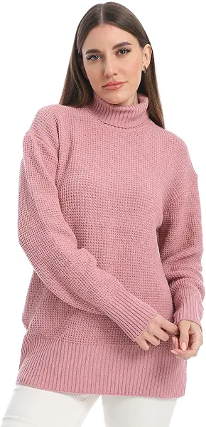 سعر ومواصفات سيزير Caesar Womens women wool plain pullover with high neck and multidesign women wool plain pullover with high neck and multidesign (B0DWSZLSSC) على Amazon EG
