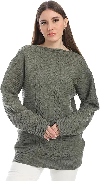سعر ومواصفات سيزير Caesar Womens women wool plain pullover with round neck and multidesign women wool plain pullover with round neck and multidesign (B0DWT1WYHP) على Amazon EG