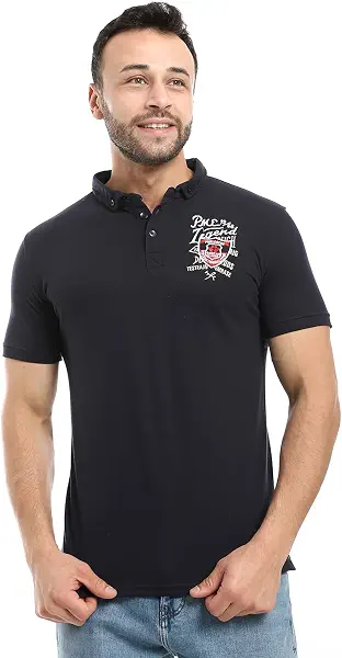 سعر ومواصفات سيزير Cesar Mens Embroidered Pique Polo Shirt With Classic Collar Embroidered Pique Polo Shirt With Classic Collar (B0D4M68CS9) على Amazon EG