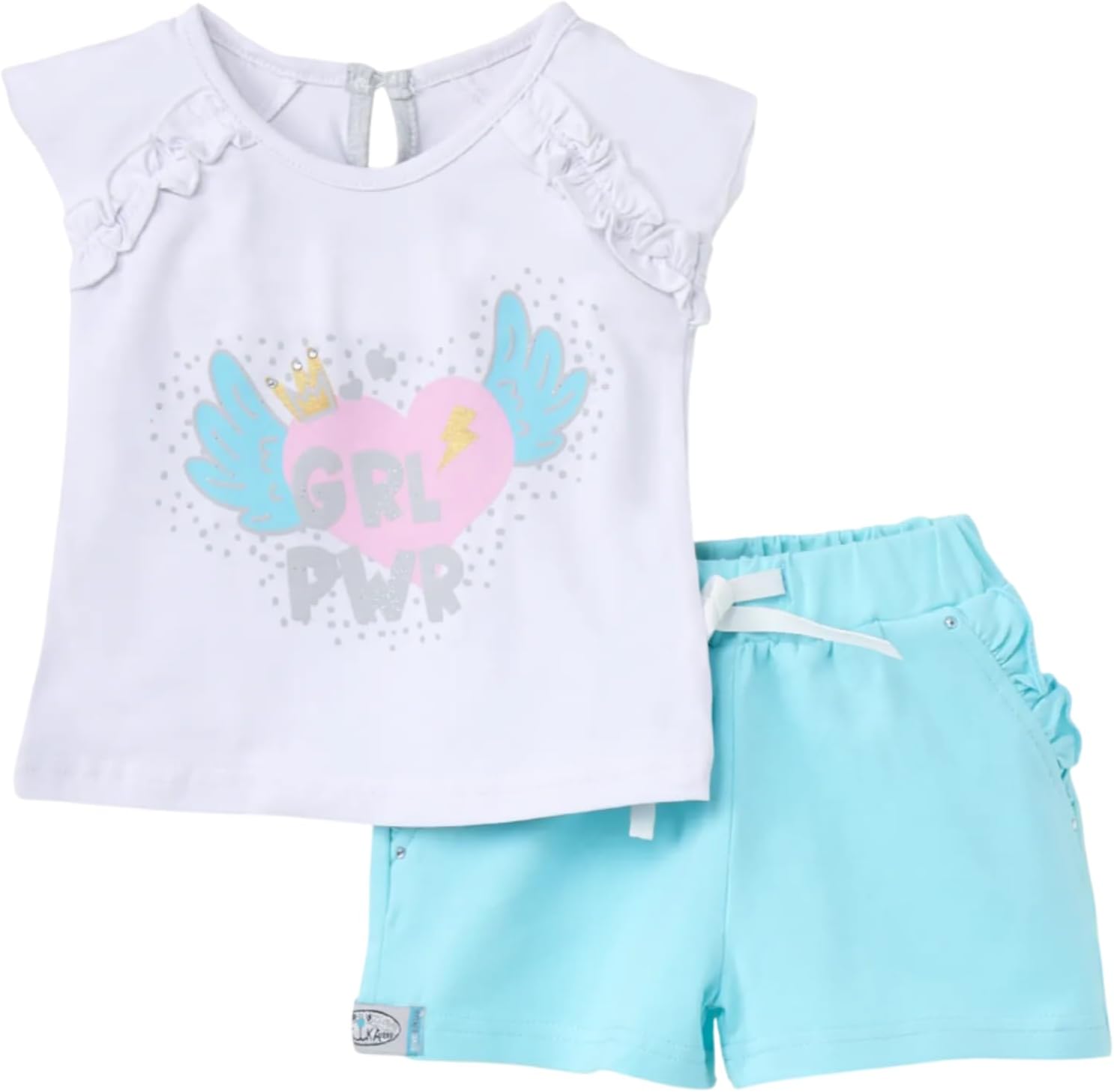 سعر ومواصفات SIKA Girls Set of 2 Pieces Sleeveless T-Shirt&Shorts Printed Set of 2 Pieces (pack of 2) (B0DZ2DSPL2) على Amazon EG