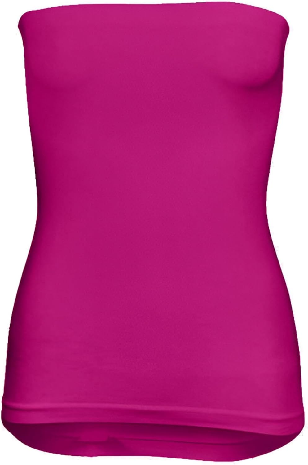 سعر ومواصفات سيلفي Silvy Lycra Sandra Solid Tube Top For Women-Fuchsia-M (B0HHF7NSL1) على Amazon EG