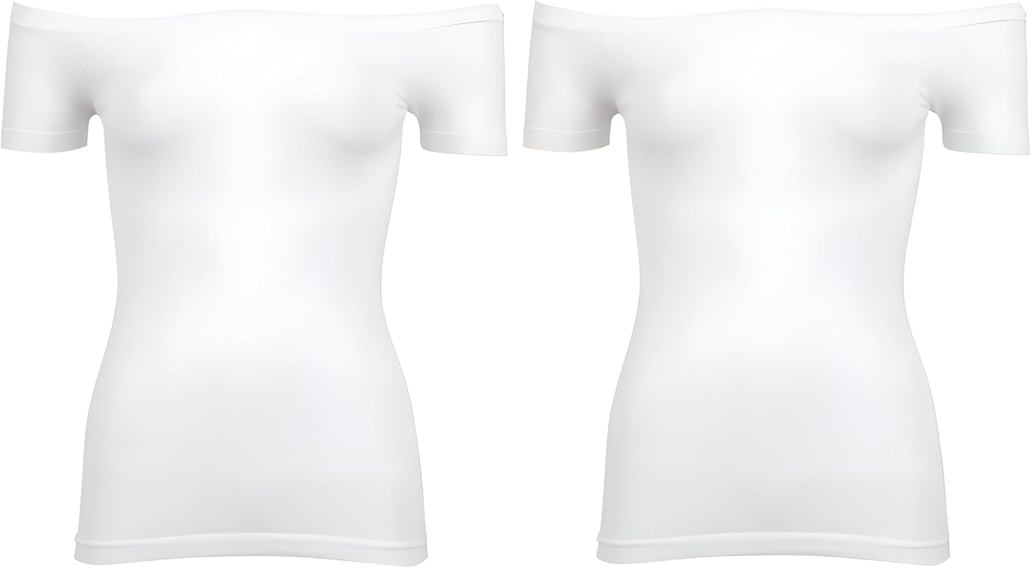 سعر ومواصفات سيلفي Silvy Womens Half Sleeve Set Of 2 Pieces Nancy Top Half Sleeves Off Shoulde Set Of 2 Pieces Nancy Top Half Sleeves Off Shoulder (B0DC5LNV9W) على Amazon EG