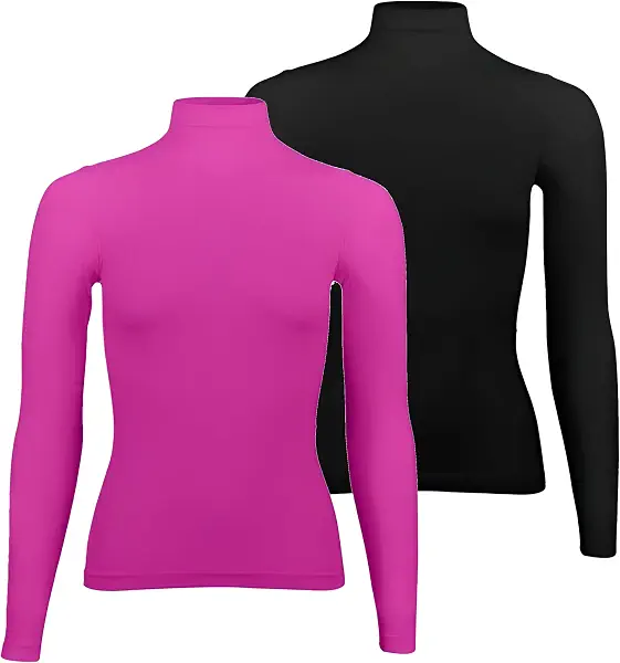 سعر ومواصفات سيلفي Silvy Womens Long Sleeve Set Of 2 Pieces Celina High Top Long Sleeves High Neck (B0DC59N2TF) على Amazon EG