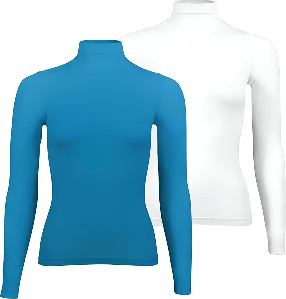 سعر ومواصفات سيلفي Silvy Womens Long Sleeve Set Of 2 Pieces Celina High Top Long Sleeves High Neck (B0DC5BQZ4G) على Amazon EG