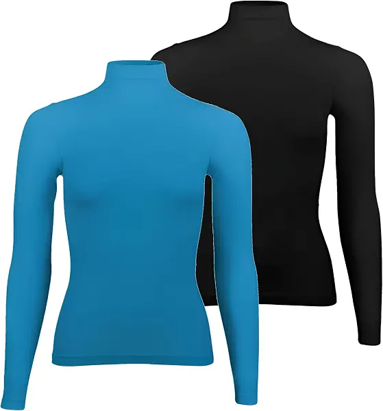 سعر ومواصفات سيلفي Silvy Womens Long Sleeve Set Of 2 Pieces Celina High Top Long Sleeves High Neck (B0DC5C3SZZ) على Amazon EG