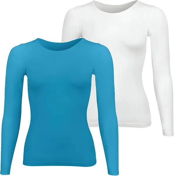 سعر ومواصفات سيلفي Silvy Womens Long Sleeve Set Of 2 Pieces Celina Top Long Sleeves Round Neck (B0DC5CMHLK) على Amazon EG