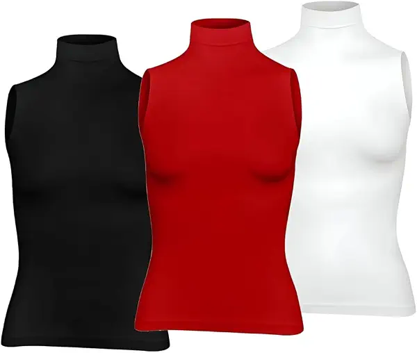 سعر ومواصفات سيلفي Silvy Womens Lycra Set Of 3 Pieces Diana Sleeveless High Neck Top Set Of 3 Pieces (pack of 3) (B0DC5876BY) على Amazon EG