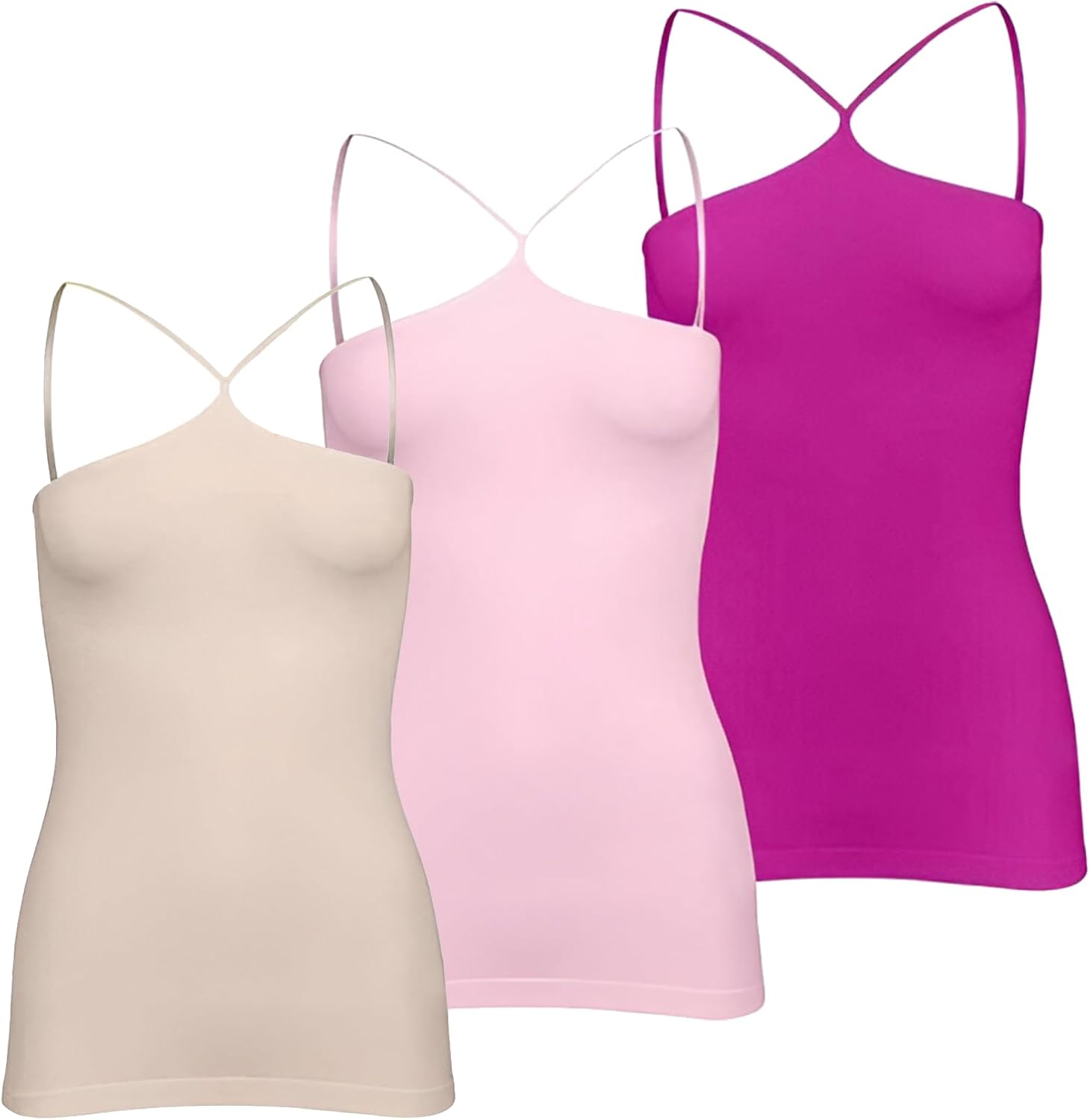سعر ومواصفات سيلفي Silvy Womens Set Of 3 Pieces Donna Solid Tank Top Set Of 3 Pieces Donna Solid Tank Top (pack of 3) (B08BWY7P4J) على Amazon EG