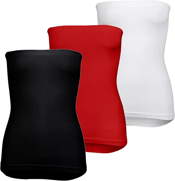سعر ومواصفات سيلفي Silvy Womens Set Of 3 Pieces Sandra Solid Tube Top (B0DC59FV47) على Amazon EG