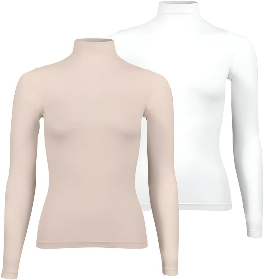 سعر ومواصفات سيلفي Silvy Womens Set Of 2 Pieces Celina High Top Long Sleeves High Neck (B0DC5BFWF6) على Amazon EG
