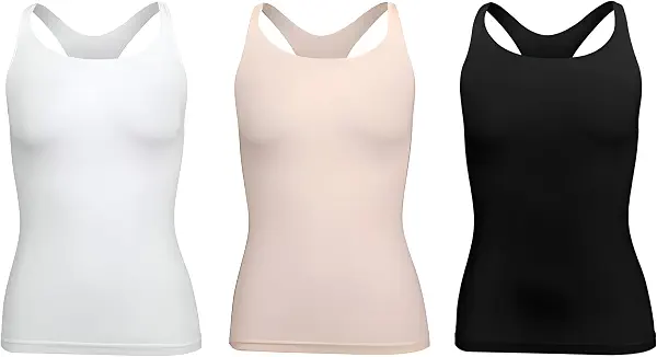 سعر ومواصفات سيلفي Silvy Womens Sleeveless Set Of 3 Pieces Castella Sleeveless Top Racerback (B0DC597X5N) على Amazon EG