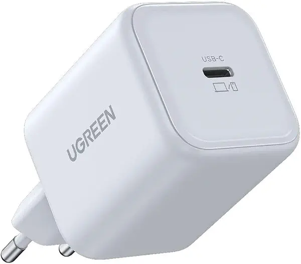 سعر ومواصفات شاحن سريع يوجرين X524 يو إس بي-سي GaN 45 واط أبيض (B0H2WHFPZV) على Amazon EG