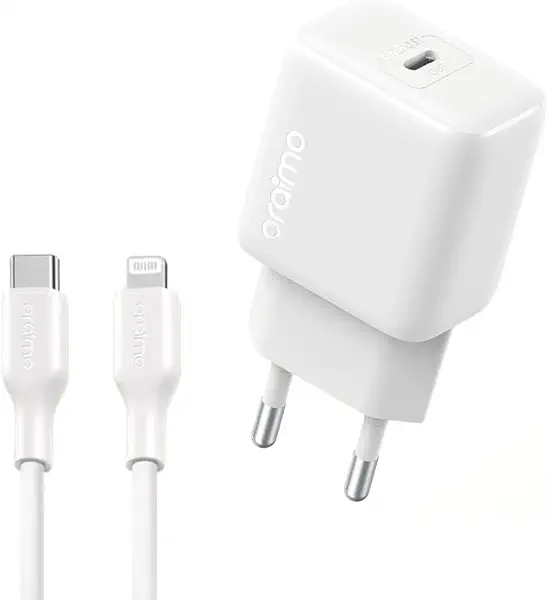 سعر ومواصفات شاحن من أوريمو بمنفذ USB متوافق مع آيفون 14 و13 و12 و11 وX، منفذ واحد، 20 واط، شحن سريع مع حماية متعددة وتصميم مدمج (B0G53S1L9F) على Amazon EG