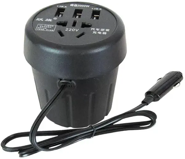 سعر ومواصفات شاحن يونيفرسال بمنفذ USB متوافق مع الهواتف الذكية مع 3 منافذ وقدرة 2000 واط مع خاصية حماية الأمان وتصميم حامل الأكواب (B0F7GTN824) على Amazon EG