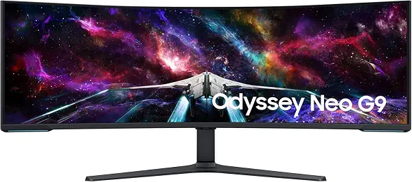 سعر ومواصفات شاشة ألعاب اوديسي نيو QLED G9 منحنية 240 هرتز من سامسونج، مقاس 57 بوصة، أبيض (B0CDTW2CNR) على Amazon EG