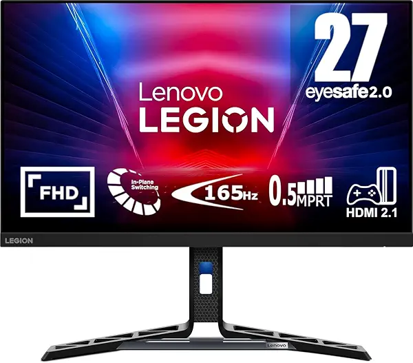 سعر ومواصفات شاشة ألعاب من لينوفو ليجن R27i-30، 27 بوصة IPS FHD، 180 هرتز، 0.5 ميلي ثانية (MPRT)، 99% sRGB 2×HDMI 2.1 TMDS ،DP 1.4، إمالة ودوار، محور، حامل ضبط الارتفاع، ايه ام دي فري سينك بريميوم [67B5GAC1AE] (B0DB2B1DCP) على Amazon EG