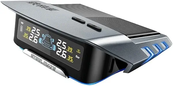 سعر ومواصفات شاشة تي بي ام اس TP-S15 تعمل بالطاقة الشمسية مع 4 مستشعرات مدمجة، تركيب ذاتي (B08P15MGLB) على Amazon EG