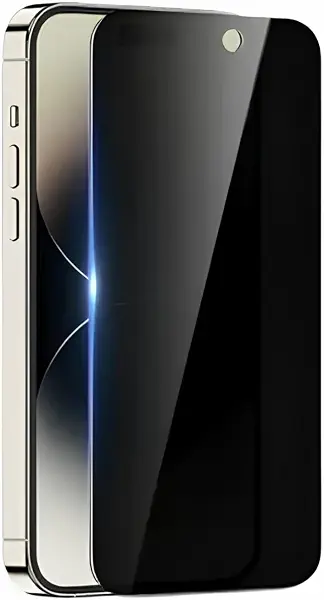 سعر ومواصفات شاشة حماية 2.5D HD للخصوصية 300CC من الزجاج المقسى متوافقة مع ايفون 15 برو ماكس [بدون اطار اسود] مضادة للغبار وذات ملمس فائق النعومة (B0H1QY41NL) على Amazon EG